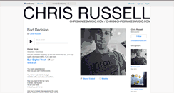 Desktop Screenshot of chrisrussell.bandcamp.com