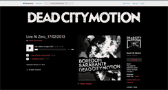 Desktop Screenshot of deadcitymotion.bandcamp.com