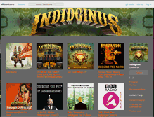 Tablet Screenshot of indidginus.bandcamp.com