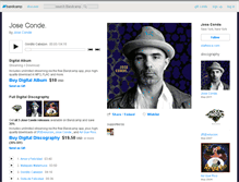 Tablet Screenshot of joseconde.bandcamp.com