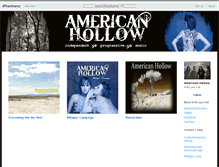 Tablet Screenshot of americanhollow.bandcamp.com