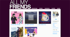 Desktop Screenshot of allmyfriends.bandcamp.com