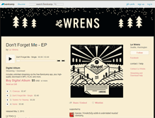 Tablet Screenshot of lewrens.bandcamp.com