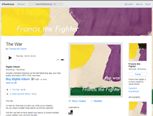 Tablet Screenshot of francisthefighter.bandcamp.com