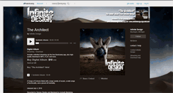 Desktop Screenshot of infinitedesign.bandcamp.com