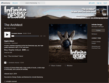 Tablet Screenshot of infinitedesign.bandcamp.com