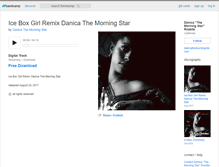 Tablet Screenshot of danicathemorningstarrozelle.bandcamp.com