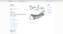 Desktop Screenshot of dantien.bandcamp.com