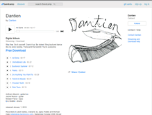 Tablet Screenshot of dantien.bandcamp.com