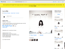 Tablet Screenshot of melanieboulay.bandcamp.com