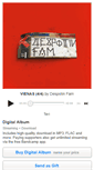 Mobile Screenshot of despotinfam.bandcamp.com