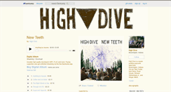 Desktop Screenshot of highdivetheband.bandcamp.com