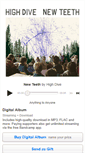 Mobile Screenshot of highdivetheband.bandcamp.com