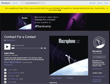 Tablet Screenshot of macrophone.bandcamp.com