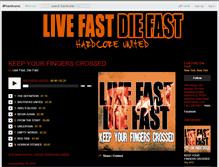 Tablet Screenshot of livefastdiefast.bandcamp.com