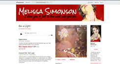 Desktop Screenshot of melissasimonson.bandcamp.com