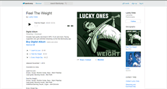 Desktop Screenshot of luckyones.bandcamp.com