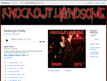 Tablet Screenshot of knockouthandsome.bandcamp.com
