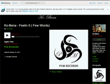 Tablet Screenshot of ko-bena.bandcamp.com