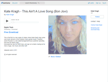 Tablet Screenshot of katekragh.bandcamp.com