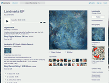 Tablet Screenshot of landmarksmusic.bandcamp.com