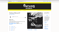 Desktop Screenshot of parkingoffence.bandcamp.com