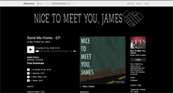 Desktop Screenshot of nicetomeetyoujames.bandcamp.com