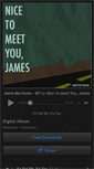 Mobile Screenshot of nicetomeetyoujames.bandcamp.com