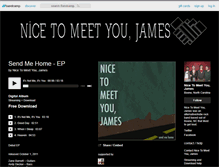 Tablet Screenshot of nicetomeetyoujames.bandcamp.com