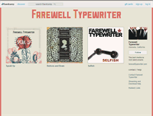 Tablet Screenshot of farewelltypewriter.bandcamp.com
