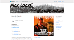 Desktop Screenshot of nicklockethecombination.bandcamp.com