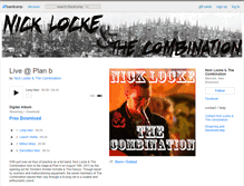 Tablet Screenshot of nicklockethecombination.bandcamp.com