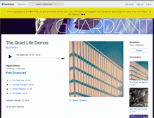 Tablet Screenshot of guardant.bandcamp.com