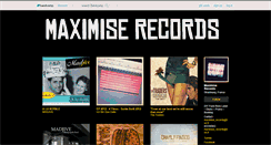 Desktop Screenshot of maximise-records.bandcamp.com