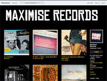 Tablet Screenshot of maximise-records.bandcamp.com