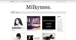 Desktop Screenshot of milkymee.bandcamp.com