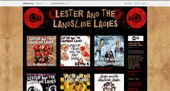 Desktop Screenshot of lesterandthelandslideladies.bandcamp.com