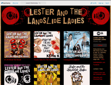 Tablet Screenshot of lesterandthelandslideladies.bandcamp.com