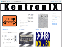 Tablet Screenshot of kentronix.bandcamp.com