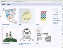 Tablet Screenshot of forestworld.bandcamp.com