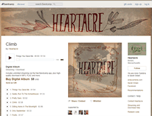Tablet Screenshot of heartacre.bandcamp.com