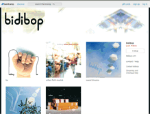 Tablet Screenshot of bidibop.bandcamp.com