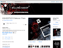 Tablet Screenshot of killingsheeprecords.bandcamp.com