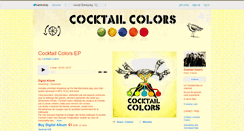 Desktop Screenshot of cocktailcolors.bandcamp.com