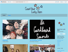 Tablet Screenshot of countyourluckystars.bandcamp.com