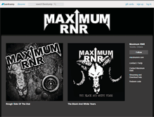 Tablet Screenshot of maximumrnr.bandcamp.com