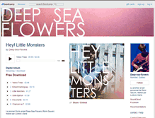 Tablet Screenshot of deep-sea-flowers.bandcamp.com