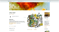 Desktop Screenshot of deadholiday.bandcamp.com