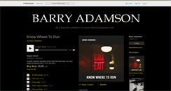 Desktop Screenshot of barryadamson.bandcamp.com