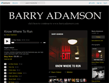 Tablet Screenshot of barryadamson.bandcamp.com